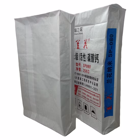 Customized Transparent PP Laminated Woven Raffia Bag for Chemical, Rice, Flour, Sugar, Pellet, Biofuels, Charcoal, Fertilizer, Building Material