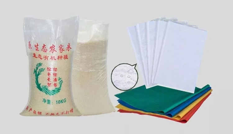 10kgs PP Woven Packing Custom Print BOPP Laminated Food Grade Transparent Rice Packaging Sack Bag